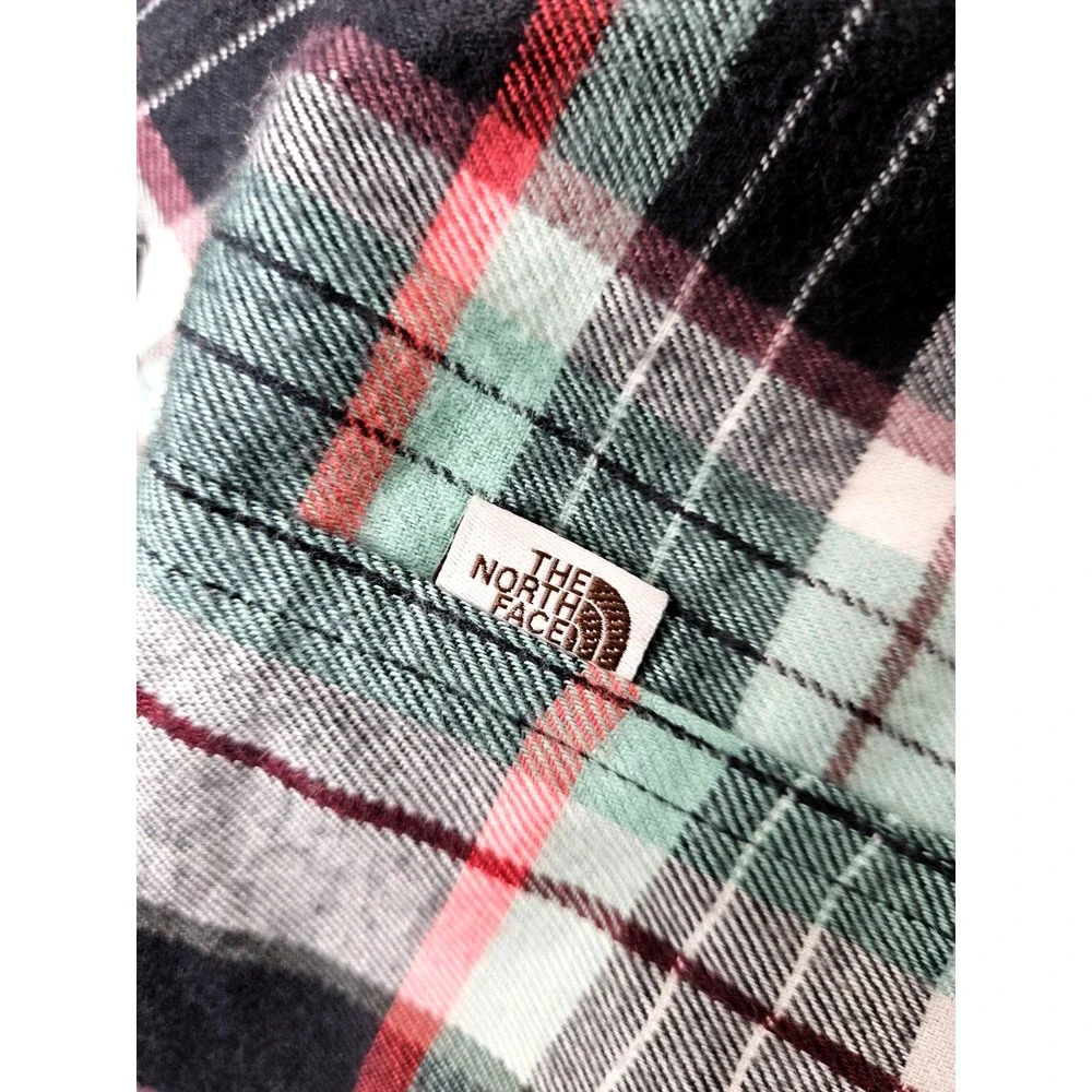 New  Mens North Face Arroyo Lightweight Flannel Plaid Button Down Shirt Size XXL